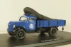Opel Blitz S 3t THW, truck with boat, dark blue, 03053, Schuco 1:43