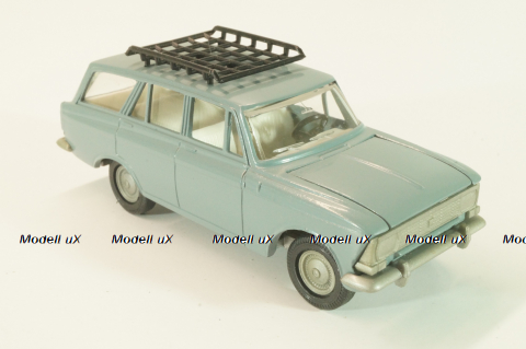 Москвич-427, с багажником, январь 93г., серый, Тантал/Радон 1:43