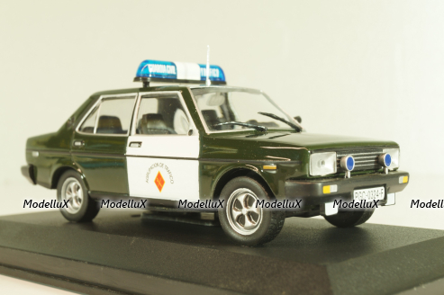 Seat 131 Supermirafiori, Guardia Civil 1979, Police,  green/white, Altaya 1:43 Уценка!