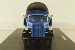 Opel Blitz S 3t THW, truck with boat, dark blue, 03053, Schuco 1:43