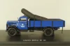 Opel Blitz S 3t THW, truck with boat, dark blue, 03053, Schuco 1:43
