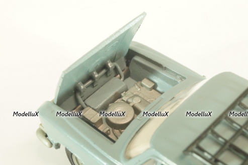 Москвич-427, с багажником, январь 93г., серый, Тантал/Радон 1:43