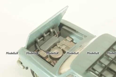 Москвич-427, с багажником, январь 93г., серый, Тантал/Радон 1:43