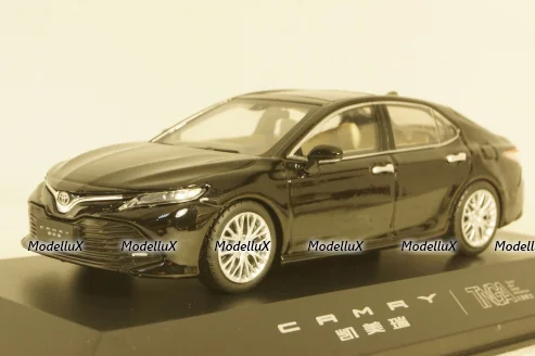 Toyota Camry 2018 8-generation, Black, Paudi 1:43