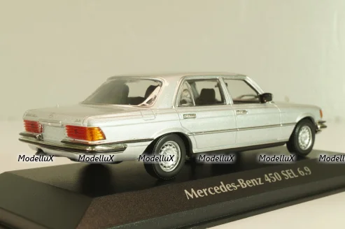 Mercedes-Benz 450 SEL 6.9 (W116) 1972, silver, 940039200, Maxichamps 1:43