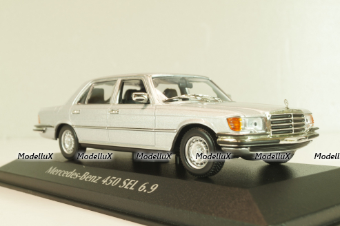 Mercedes-Benz 450 SEL 6.9 (W116) 1972, silver, 940039200, Maxichamps 1:43