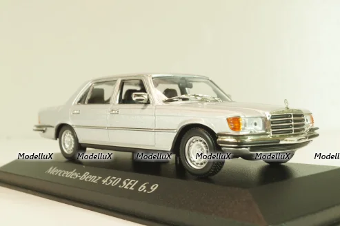 Mercedes-Benz 450 SEL 6.9 (W116) 1972, silver, 940039200, Maxichamps 1:43