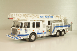 Smeal Spartan 105 RM USA 2015, fire ladder, white, Altaya 1:43