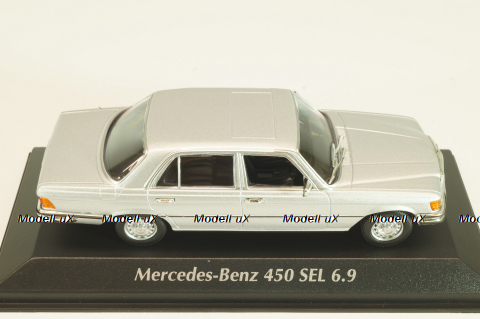 Mercedes-Benz 450 SEL 6.9 (W116) 1972, silver, 940039200, Maxichamps 1:43