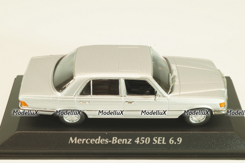 Mercedes-Benz 450 SEL 6.9 (W116) 1972, silver, 940039200, Maxichamps 1:43
