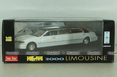 Lincoln Town Car Limousine 2000, white, 10110, Sun Star 1:43 Уценка!