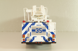 Smeal Spartan 105 RM USA 2015, fire ladder, white, Altaya 1:43