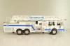 Smeal Spartan 105 RM USA 2015, fire ladder, white, Altaya 1:43