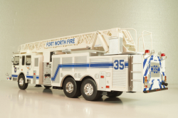 Smeal Spartan 105 RM USA 2015, fire ladder, white, Altaya 1:43