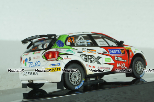 Volkswagen Polo GTI R5 #47 Rallye Finland 2019 Lindholm, Korhonen, IXO 1:43