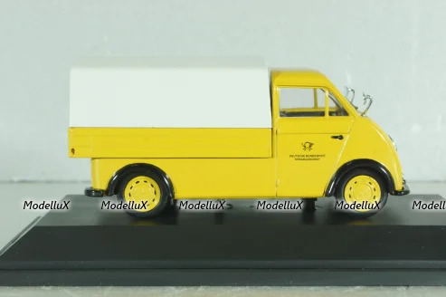 DKW Schnellaster Typ 30 pickup "Deutsche Bundespost" 1954, yellow, 02393, Schuco 1:43