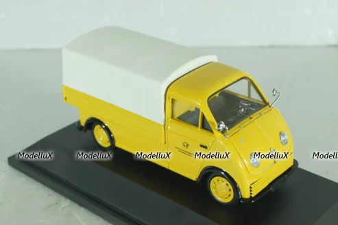 DKW Schnellaster Typ 30 pickup "Deutsche Bundespost" 1954, yellow, 02393, Schuco 1:43