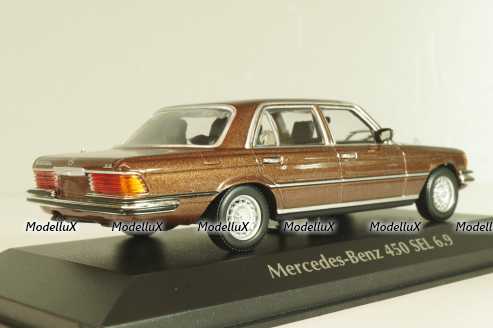 Mercedes-Benz 450 SEL 6.9 (W116) 1972, brown metallic, 940039201, Maxichamps 1:43