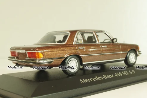 Mercedes-Benz 450 SEL 6.9 (W116) 1972, brown metallic, 940039201, Maxichamps 1:43