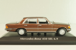 Mercedes-Benz 450 SEL 6.9 (W116) 1972, brown metallic, 940039201, Maxichamps 1:43