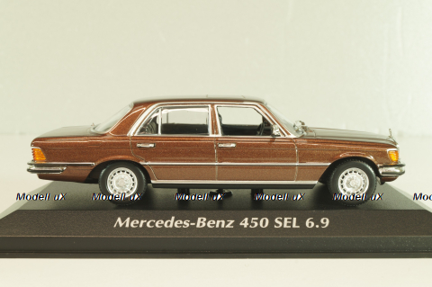 Mercedes-Benz 450 SEL 6.9 (W116) 1972, brown metallic, 940039201, Maxichamps 1:43