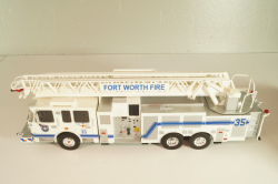 Smeal Spartan 105 RM USA 2015, fire ladder, white, Altaya 1:43