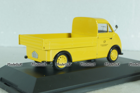 DKW Schnellaster Typ 30 pickup "Deutsche Bundespost" 1954, yellow, 02393, Schuco 1:43
