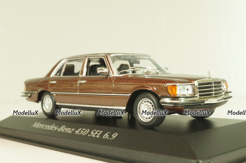 Mercedes-Benz 450 SEL 6.9 (W116) 1972, brown metallic, 940039201, Maxichamps 1:43