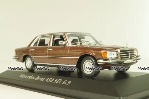 Mercedes-Benz 450 SEL 6.9 (W116) 1972, brown metallic, 940039201, Maxichamps 1:43
