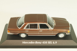 Mercedes-Benz 450 SEL 6.9 (W116) 1972, brown metallic, 940039201, Maxichamps 1:43