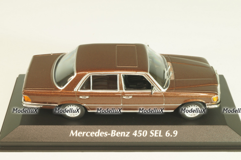 Mercedes-Benz 450 SEL 6.9 (W116) 1972, brown metallic, 940039201, Maxichamps 1:43