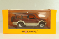 Mitsubishi Pajero LWB 1991, dark red metallic, 940163470, Maxichamps 1:43