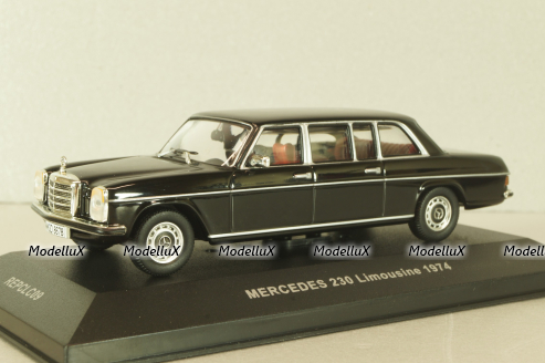 Mercedes-Benz 230D Limousine (W115) 1974, black, REPLC09, IXO 1:43