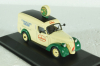 Fiat 1100 ELR van Galbani, 1951 light yellow/green, Altaya 1:43
