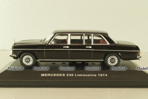 Mercedes-Benz 230D Limousine (W115) 1974, black, REPLC09, IXO 1:43
