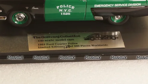 Ford Courier NYC Police 1953, GC-NYPD-002, Goldvarg 1:43