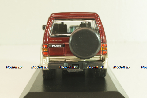 Mitsubishi Pajero LWB 1991, dark red metallic, 940163470, Maxichamps 1:43