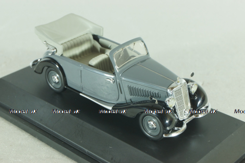 Mercedes-Benz 170V Cabrio (W136) 1936, grey, 02431, Schuco 1:43