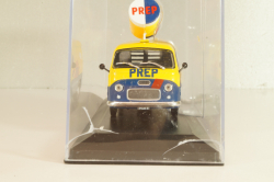 Fiat 1100 T-Prep 1958, bus, yellow/blue, Altaya 1:43