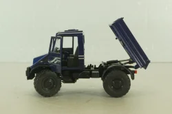 Mercedes Unimog U140, blue, фурнитура в комплекте, #371, NZG 1:43