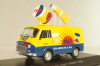 Fiat 1100 T-Prep 1958, bus, yellow/blue, Altaya 1:43