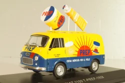 Fiat 1100 T-Prep 1958, bus, yellow/blue, Altaya 1:43
