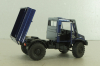 Mercedes Unimog U140, blue, фурнитура в комплекте, #371, NZG 1:43