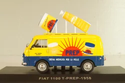 Fiat 1100 T-Prep 1958, bus, yellow/blue, Altaya 1:43
