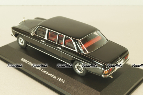 Mercedes-Benz 230D Limousine (W115) 1974, black, REPLC09, IXO 1:43