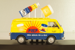 Fiat 1100 T-Prep 1958, bus, yellow/blue, Altaya 1:43