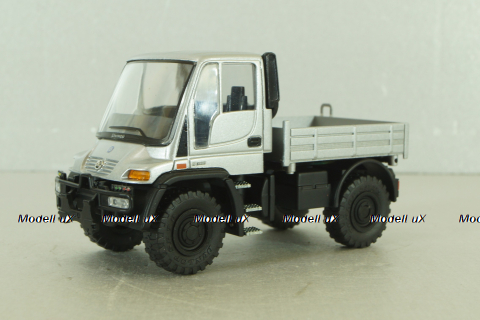 Mercedes Unimog U400, silver, фурнитура в комплекте, B66000382, (#465) NZG 1:43