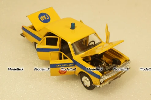 Газ-24 Волга, милиция, Агат 1:43