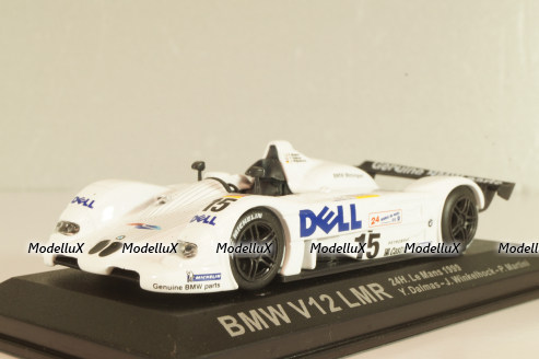 BMW V12 LMR  #15 winner 24h LeMans 1999, white, Altaya 1:43