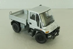 Mercedes Unimog U400, silver, фурнитура в комплекте, B66000382, (#465) NZG 1:43